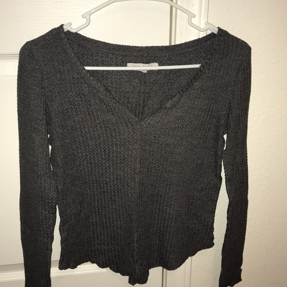 Aeropostale Knit Grey Sweater